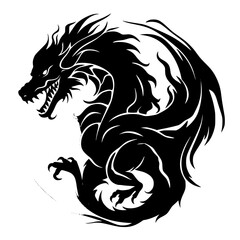 Fototapeta premium tribal lion tattoo