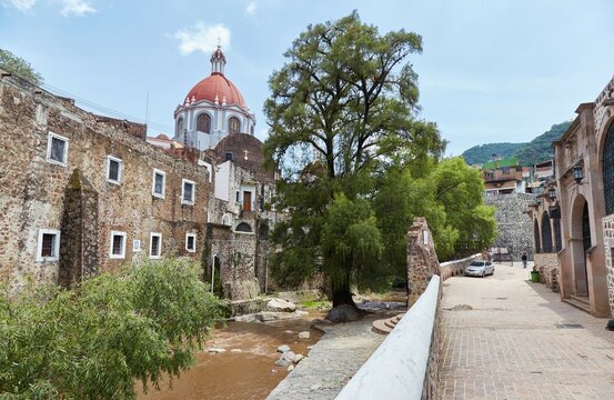 The sacred Christian pilgrimage sire of Chalma in Mexico