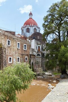 The sacred Christian pilgrimage sire of Chalma in Mexico