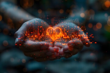 Person Holding Out Hands With Heart