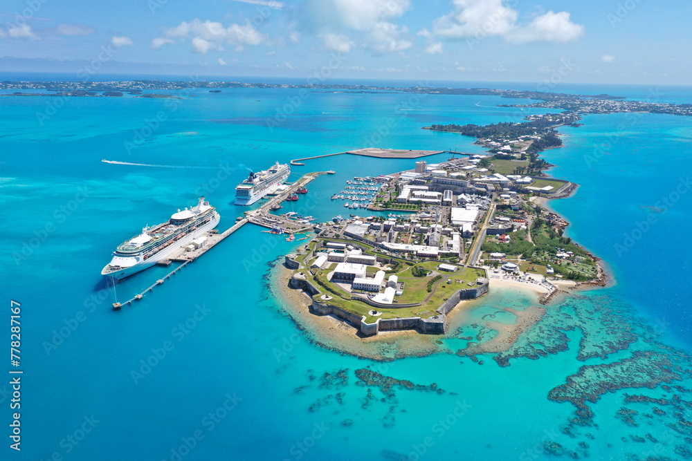 Canvas Prints Tropical paradise island of Bermuda