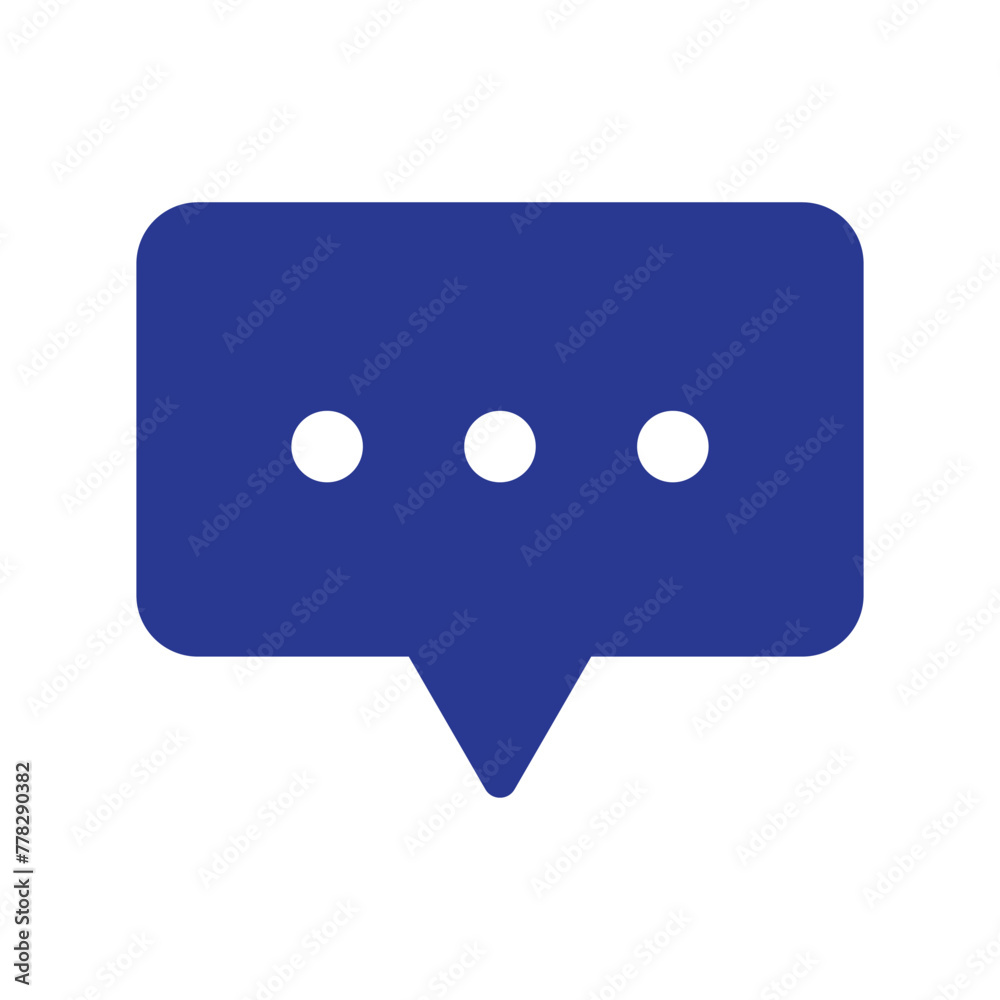 Wall mural talk bubble speech icon set in two styles isolated on white background . comment icon set . chat ico