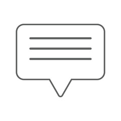comment icon speech bubble symbol Chat message icons - talk message Bubble chat icon. online communication, Conversation, chatting icons.