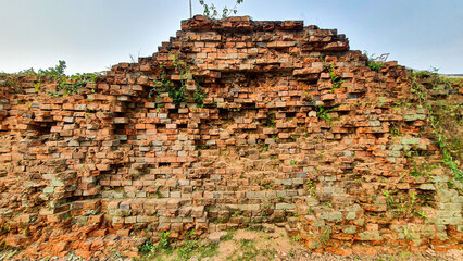 The Ruins Of Ancient Wall In Quang Tri Ancient Citadel, Vietnam. Quang Tri Ancient Citadel Was Once Referred To As The Site Of Bloody Battles During The Vietnam War.