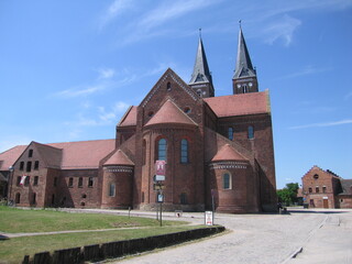 Kirche Kloster Jerichow in Sachsen-Anhalt - obrazy, fototapety, plakaty