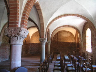 Romanische Architektur im Kloster Jerichow in Sachsen-Anhalt