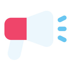 megaphone icon for illustration