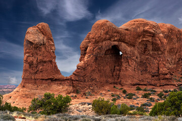 A mountain looking like an elephant in Arches National park