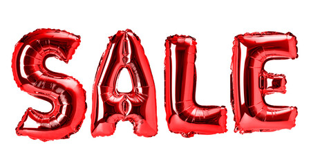 Naklejka premium Word SALE Foil balloons
