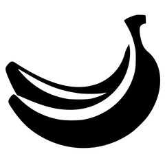 Banana logo silhouette