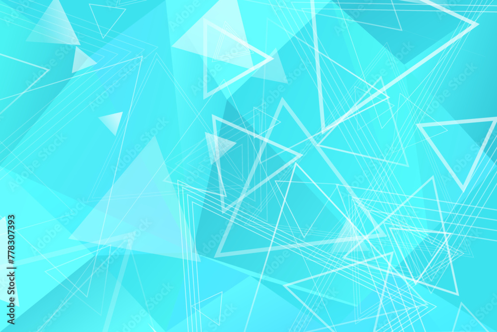 Aufkleber Geometrical gradient random triangle polygon web site background - geometric chaotic vector design from triangles