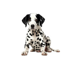Dalmatian Dog isolated on transparent background PNG