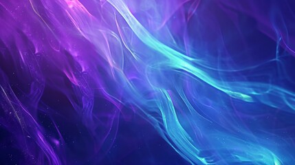 Blue and purple streamer background - obrazy, fototapety, plakaty