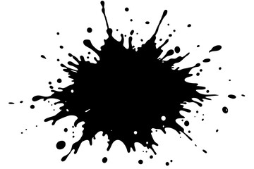  black-ink-splash-design-elements-on-white-background 