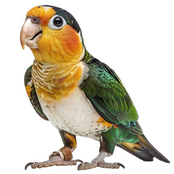 Caique Parrot Isolated
