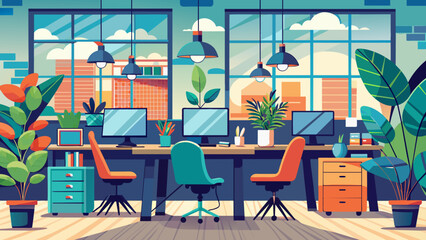 illustration-of-a-modern-office-workspace--featuri