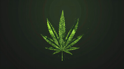 make a cannabis marijuana branding image, trendy, high quailty