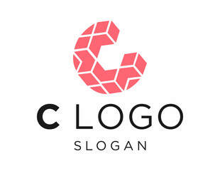 Logo about Letter C care on a white background. created using the CorelDraw application.