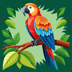 Rainbow Singer: Macaw