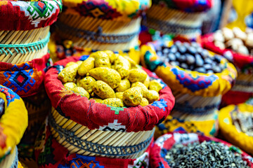 Fototapeta na wymiar Variety of spices and herbs on Souq Muttrah , Muscat, Oman