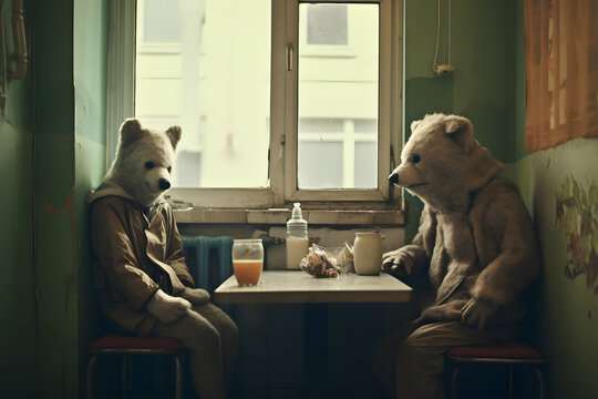 two weird dudes together hanging out, two weird  dudes