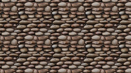 Texture material background Stone Wall Pebbles 2