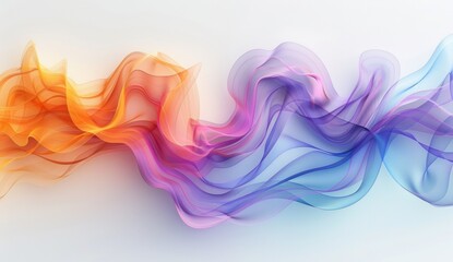 Abstract colorful soft light waves background for design and presentation