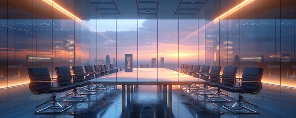 A boardroom meeting captures the tension as executives debate an ethical dilemma The room is sleek and modern, emphasizing the clash of perspectives 3D Render, Spotlight, - obrazy, fototapety, plakaty