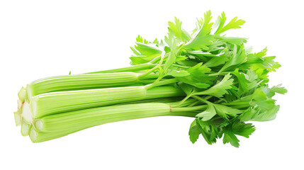Celery on transparent background