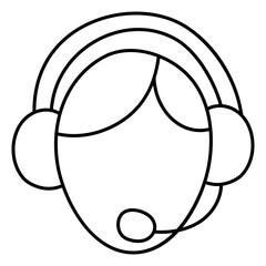 Perfect design icon of customer service

