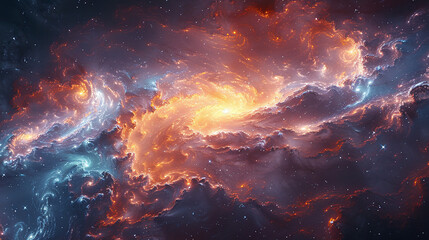 Fototapeta premium space clouds