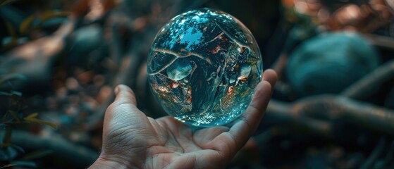 A crystal ball that shows the hidden beauty in the ordinary