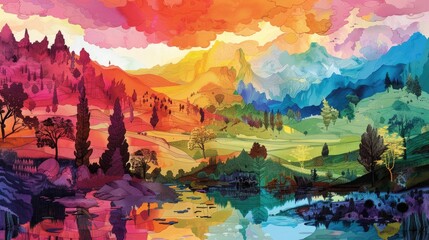 An artists palette that colors the world
