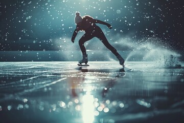 World of ice skating, highlighting the beauty and skill of the skaters.