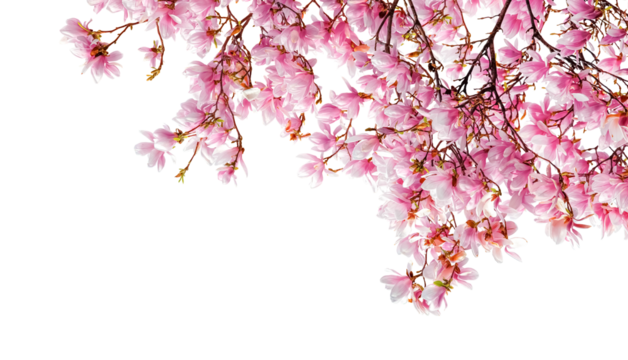 Magnolia Flower Spring Banner
