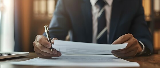 Attorneys Concentrating on Contract Review. Concept Legal Advice, Contract Disputes, Business Agreements, Legal Consultation