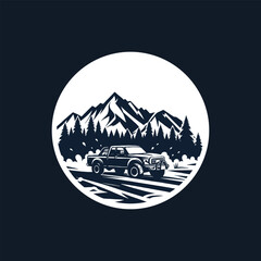 Simple vector design of automotive logo-002