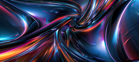 Abstract iridescent wallpaper