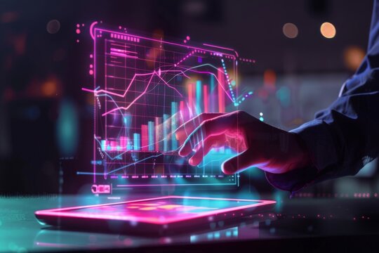 holographic statistic graph