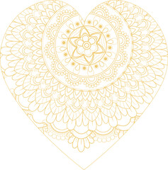 This is simple and vector Love Mandala Background and it is editable.