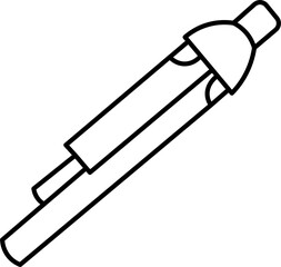 Boat Whistle Outline Icon 