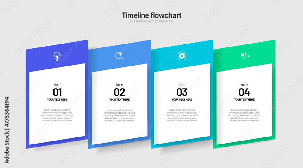 Poster timeline infographic design with 5 options or steps. infographics for business concept. can be used 
