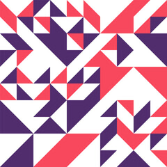 Abstract vector polygonal illustration, which consist of triangles.