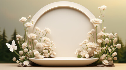 Elegant Floral Spring Background
