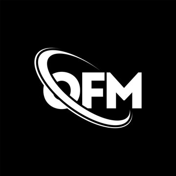 OFM logo. OFM letter. OFM letter logo design. Initials OFM logo linked with circle and uppercase monogram logo. OFM typography for technology, business and real estate brand.