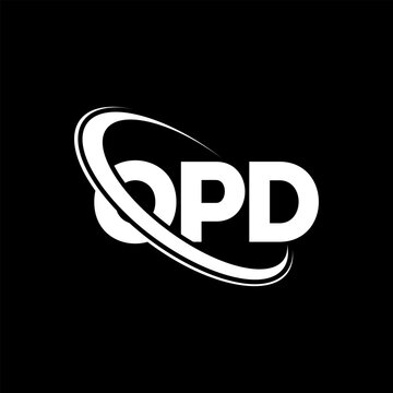 OPD logo. OPD letter. OPD letter logo design. Initials OPD logo linked with circle and uppercase monogram logo. OPD typography for technology, business and real estate brand.