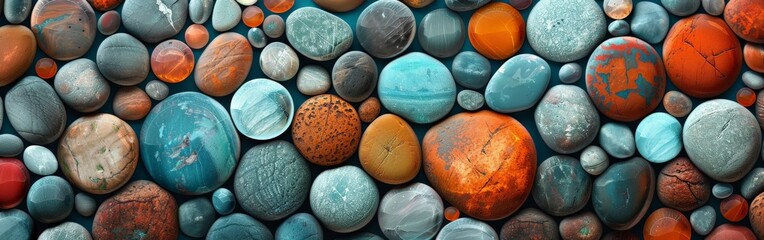 Close-Up of a Wall Made of Rocks
