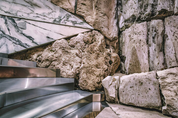 stone steps in the park