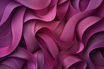 Abstract background with pink and purple colors, wavy shapes, shadows and highlights