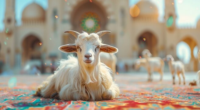 Goat Qurban Genrated with Ai Tools